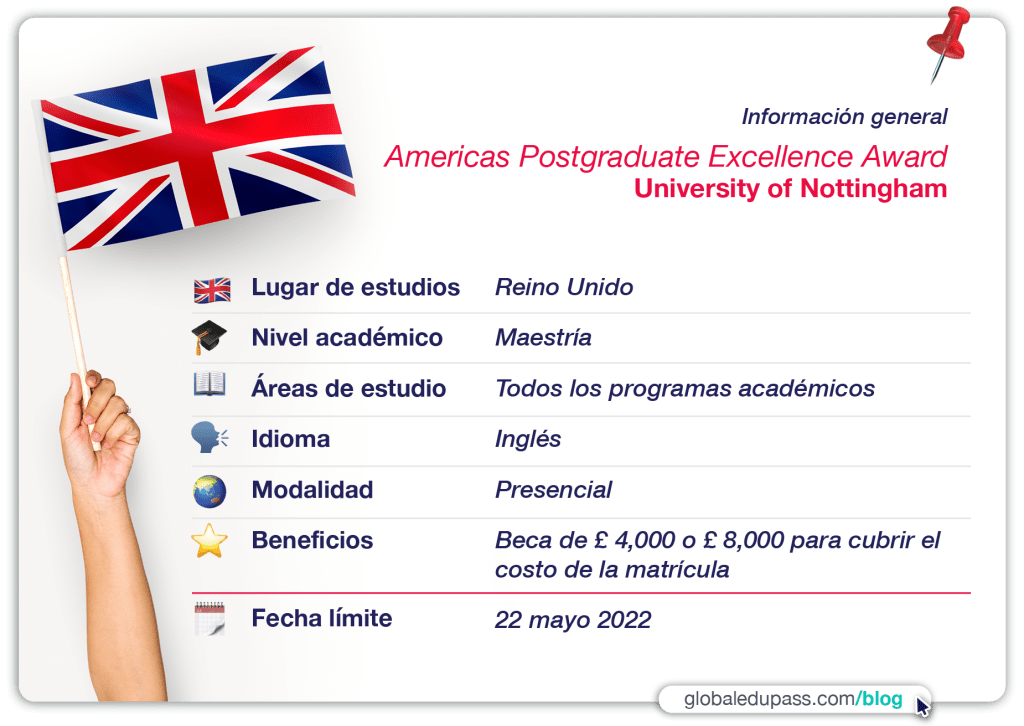 becas en Reino Unido programa Americas Postgraduate Excellence Award
