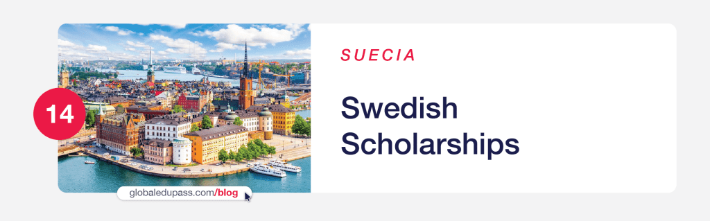 Becas de gobierno para estudiar en Suecia