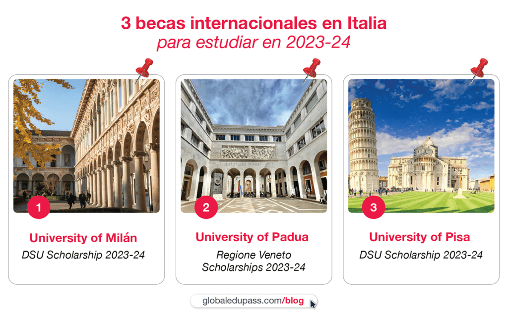 Programas de becas internacionales en Italia para estudiar en 2023
