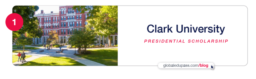 Clark University ofrece becas de universidades en Estados Unidos